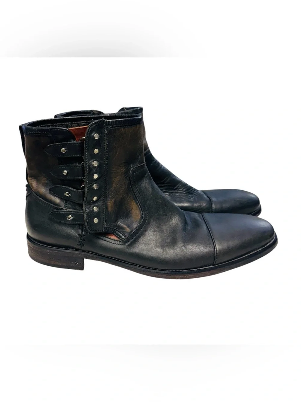 Grail John Varvatos Collection Fleetwood Multi-Prong Men’s Boots Size 12